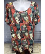 Lularoe Tee T Shirt Top Womens Plus Size 3X Disney Snow White Evil Wicked Queen - $24.99