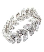 Authentic! Tiffany &amp; Co Platlinum Victoria Vine Diamond 1.90ct Eternity ... - $25,000.00