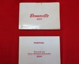 2004 Pontiac Bonneville Owners Manual [Paperback] Pontiac - $29.39
