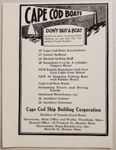 1931 Print Ad Cape Cod Boats Ship Building Corporation Wareham,Massachusetts - £7.89 GBP