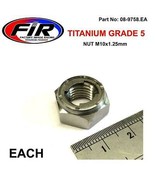 titanium M10X1.25MM lock nut HONDA 2006 CRF250R A REAR SHOCK ABSORBER - $13.25