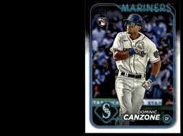 2024 Topps Series 1 Dominic Canzone Rookie Seattle Mariners #195 - £1.77 GBP