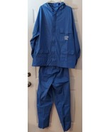 Vintage Ozark Trail Rain Set Xl Extra Large, Blue Coat &amp; Pants - £62.31 GBP