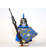 Building Roman Legionary Blue Cloak With Pilum Soldier Minifigure Custom - $7.57