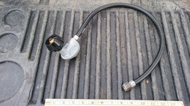 7QQ14 PROPANE REGULATOR FROM BBQ, 25&quot; HOSE, VERY GOOD CONDITION - $17.55