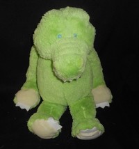 15" Hug A Longs Baby Ganz Green Alligator Rattle Stuffed Animal Plush Toy BG2531 - £34.25 GBP