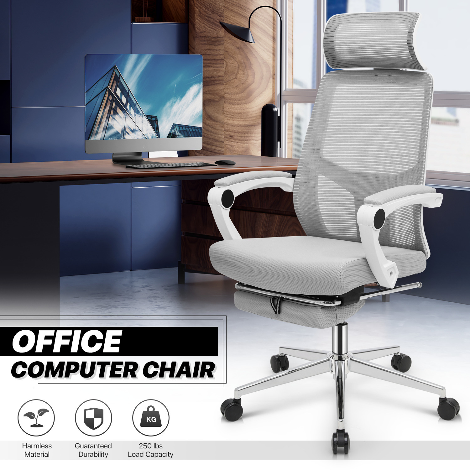 Adjustable Arms Hon Tall Office Chair HON COMPANY 5-Eleven Mid