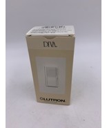 Lutron Diva DV-10P-LA 1000W Single Pole Preset Dimmer Switch Light Almond - £15.44 GBP