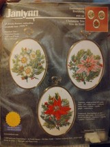 Janlynn Embroidery Kit Christmas Trio - £21.29 GBP