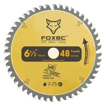 Foxbc 6-1/2&quot; Track Saw Blade 48T For Makita Plunge Circular Saw,, Wen Ct... - $35.99