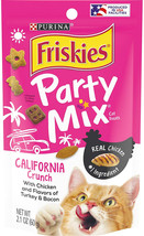 [Pack of 4] Friskies Party Mix Crunch Treats California Crunch 2.1 oz - £27.41 GBP