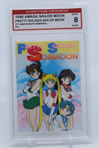 1996 Amada Sailor Moon Overtime Graded 8 Pretty Soldier 5th Anniversary ... - £57.52 GBP