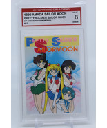 1996 Amada Sailor Moon Overtime Graded 8 Pretty Soldier 5th Anniversary ... - £57.66 GBP