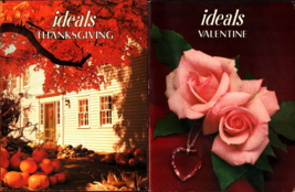 Lot of 2 Vintage Ideals Magazines, Valentines day &amp; Thanksgiving ,Nostalgia - £14.76 GBP