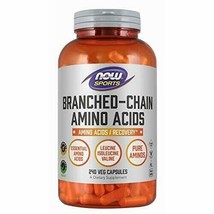 NOW Sports Nutrition, Branched Chain Amino Acids, With Leucine, Isoleucine an... - £29.21 GBP