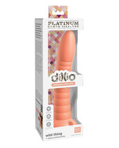 Dillio Platinum 7&quot; Wild Thing Silicone Dildo - Peach - $37.50