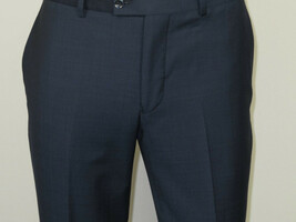 Men Suit BERLUSCONI Turkey Italian Wool 180's Double Breasted UGS94-09 Mid Blue image 11