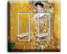 Gustav Klimt Adele Bloch portrait modern art painting decorative double ... - $223.62 MXN