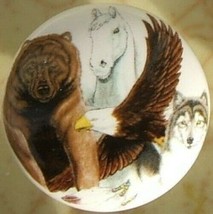 Ceramic Cabinet Knobs American Wildlife Bear - £3.49 GBP