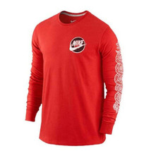 Nike Mens Huarache Long Sleeve Crib Tee Color Red Size S - $51.83