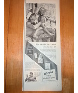 Vintage Zippo Lighter Print Magazine Advertisement 1950&#39;s - £7.15 GBP