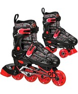 Roller Derby 2-in-1 Combo Quad &amp; Inline Skates – Kids, Adjustable Boys 3–6 - $90.30 CAD