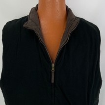 Weatherproof Quilted Fleece Reversible Vest L Black Brown - £31.63 GBP