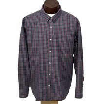 UNTUCKit Ropiteau Men&#39;s Wrinkle Free Plaid Cotton Button Down Shirt Size... - $23.72