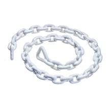 Anchor Chain, Pvc, White, Coated, 3/16 In. X 4 Ft, For Boats Up To 27 Ft. - £21.96 GBP