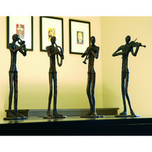 SPI Brass Jazzy Quartet Set of 4 Statues - £170.93 GBP