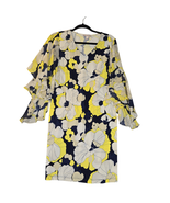 CB Est 1962 Womens Small Mini Dress Shift Floral Stretch Flowy Boho Cott... - $14.95