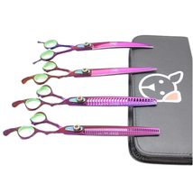 Dog and Cat Grooming Sharp Shears 8 Purple Titanium Choose Type or Full... - £166.98 GBP+