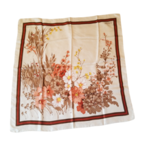 Sunkyung Sa Women&#39;s Fashion Scarf Square Floral Flowers Accessory Vintage - $19.94