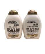 OGX Nourishing + Coconut Milk Shampoo &amp; Conditioner Set 13 Ounce - £15.94 GBP