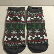 Women&#39;s Holiday Doggie Patterns Low Cut No Show Socks Shoe Size 4-10 - $3.95