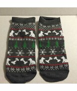 Women&#39;s Holiday Doggie Patterns Low Cut No Show Socks Shoe Size 4-10 - $73.56 MXN