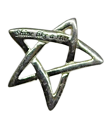 Star Minimalist Pendant Shine Like a Star Dainty Charm Silver Tone - £9.02 GBP
