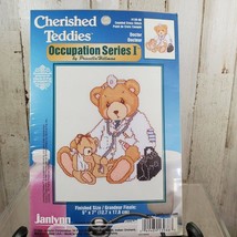 Janlynn Cherished Teddies Occupation Series Doctor Cross Stitch Kit - $115.08 MXN
