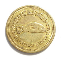 Vintage Rockfish Rare Jukebox Token Shake Your Groove Thing 1 Free Play - £7.85 GBP