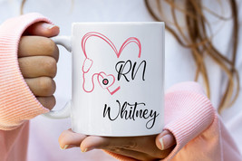 Personalized RN Mug, Custom Nurse Mug, Registered Nurse Gifts, Nurse Gra... - £13.36 GBP