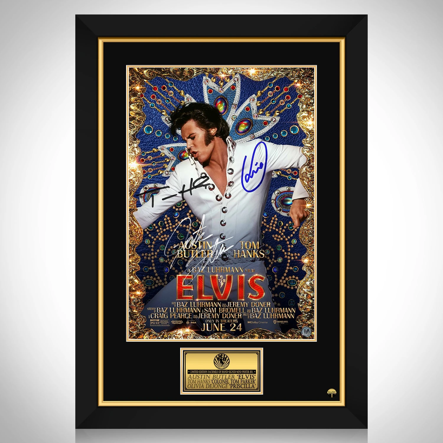 Elvis Mini Poster Limited Signature Edition Studio Licensed Custom Frame - £243.58 GBP