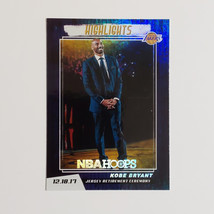 2018-19 Nba Hoops Kobe Bryant 12.18.17 Highlights Sp Foil Insert #H1 - $19.79