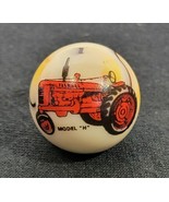 Vintage Farmall Model H Marble 1&quot; Glass Marble Whitish Yellowish Blackis... - $12.87