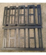Jbikao Under Cabinet Metal Wine Glass Rack - 2 Rakes with 4 Rows - $7.50