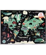 MUDPUPPY Your World 1000 Piece Jigsaw Puzzle World Map - $17.57 CAD