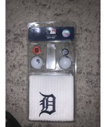 Detroit Tigers Golf Gift Set with Embroidered Towel [NEW] MLB Ball Tee Links - £18.29 GBP