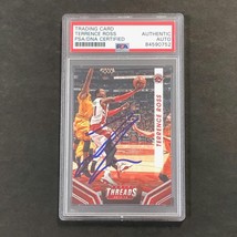 2014-15 Panini Threads #177 Terrence Ross Signed Card AUTO PSA Slabbed Raptors - £40.08 GBP