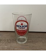 Molson Canadian Lager “It’s Happy Hour Somewhere” Pint Glass Toronto, Va... - £9.83 GBP