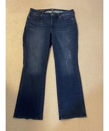 NYDJ Womens Jeans 14 Blue Barbara Bootcut Slimming Shaping Stretch Denim - $22.43