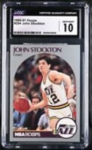 John Stockton #294 | 1990 Hoops CGC 10 - £46.86 GBP